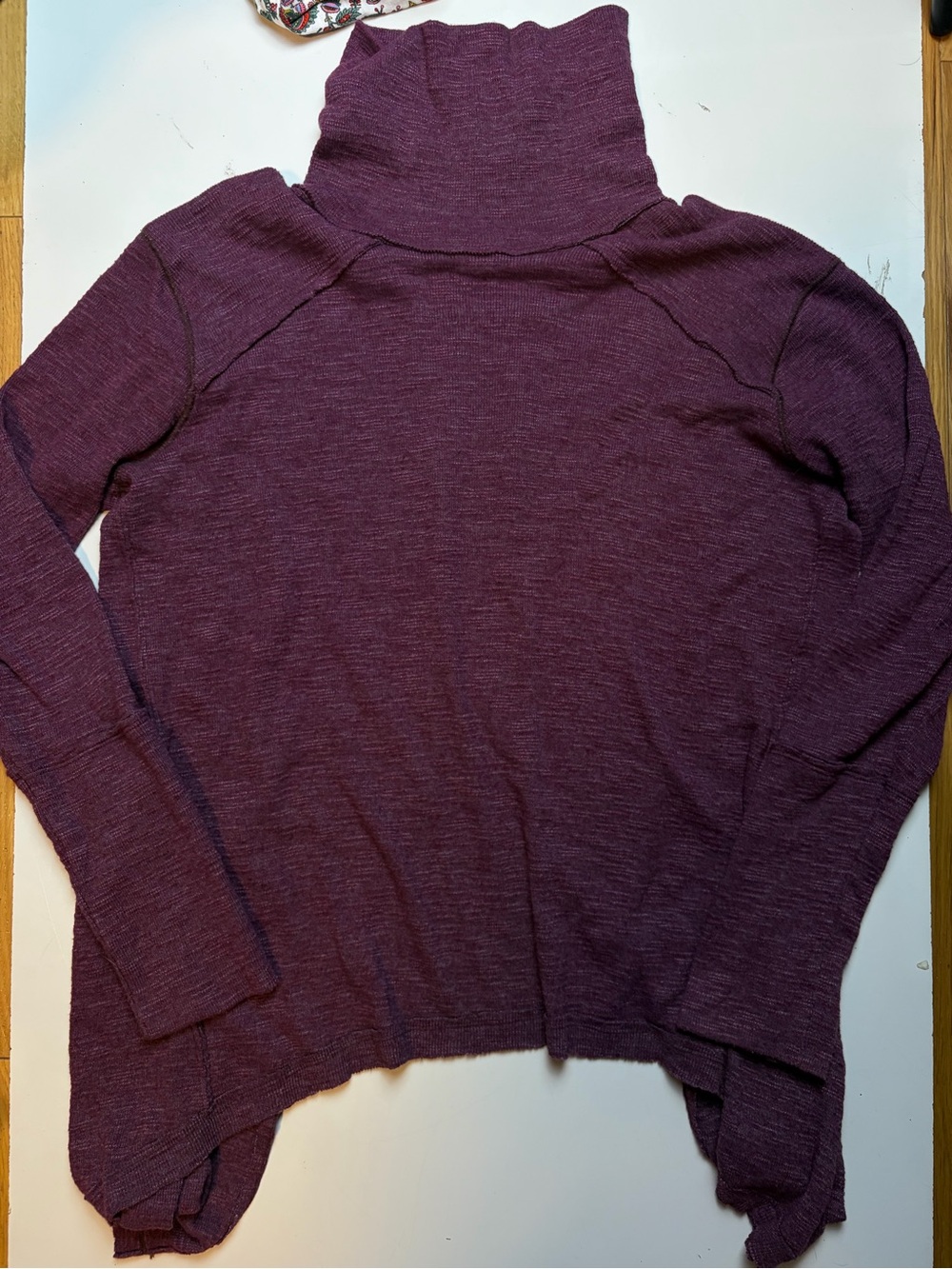 We The Free Free People Split Back Cowl Neck Top